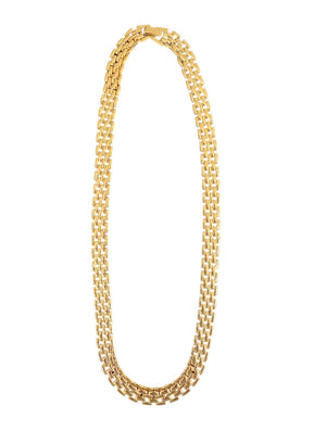 Paisley Gold Bismark Mesh Chain Necklace - Reed House of Jewels Paisley Gold Bismark Mesh Chain Necklace - Reed House of Jewels