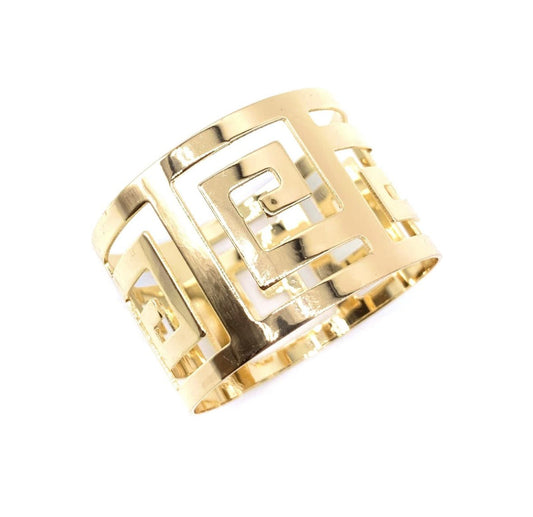 Gold Grecia - Style Cuff - Reed House of Jewels