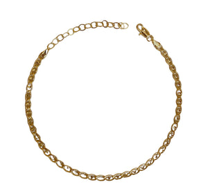 18k Gold Filled Detailed Mariner Anklet - Reed House of Jewels 18k Gold Filled Detailed Mariner Anklet - Reed House of Jewels