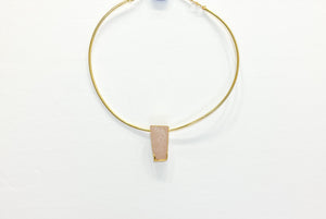 Deva with Rose Quartz Stone Necklace - Reed House of Jewels Deva with Rose Quartz Stone Necklace - Reed House of Jewels