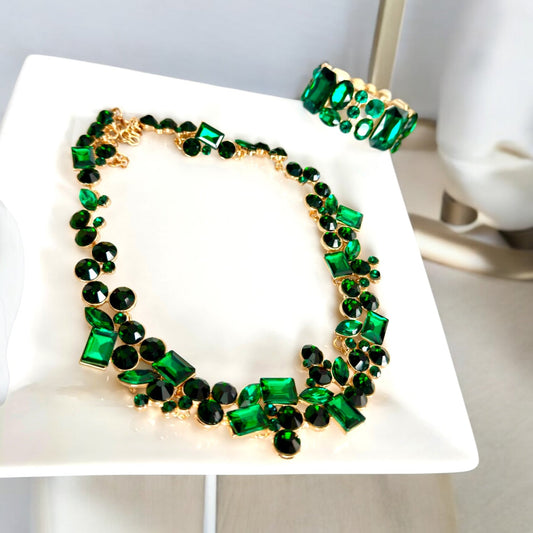 Green Collar Necklace - Reed House of Jewels