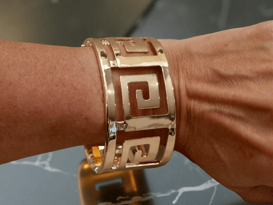 Gold Grecia - Style Cuff - Reed House of Jewels