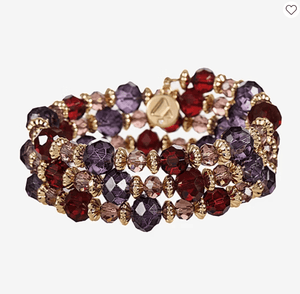 Beaded Multi - Color Wrap Bracelet - Reed House of Jewels Beaded Multi - Color Wrap Bracelet - Reed House of Jewels