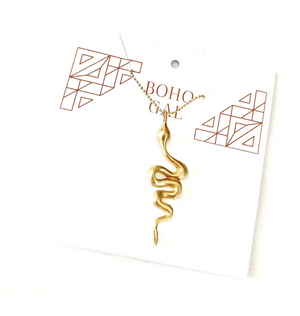 Snake Charm Necklace Snake Charm Necklace