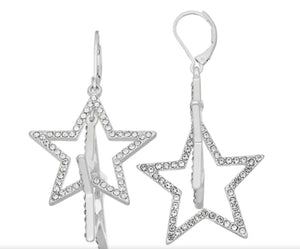 Double Star Crystal Earrings - Reed House of Jewels Double Star Crystal Earrings - Reed House of Jewels