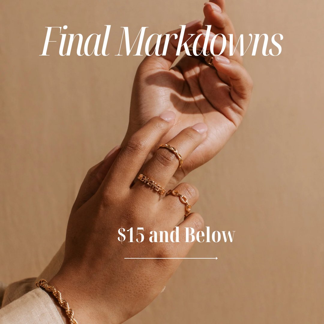 Final Markdowns - Reed House of Jewels