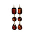 Topaz Three Tier Drop Earrings - Reed House of Jewels