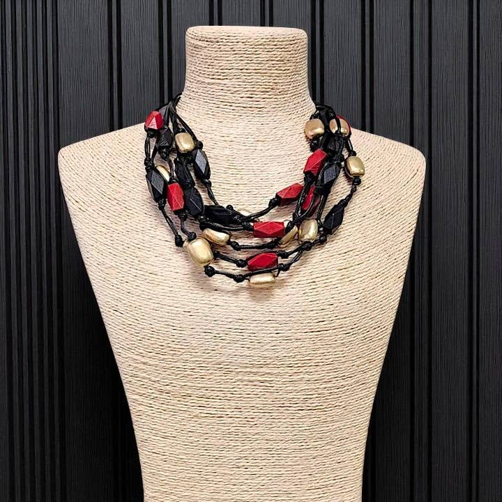 Western Boho Beaded Necklace | Handmade Statement Jewelry - Reed House of Jewels