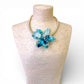 Turquoise Lotus Flower Collar Necklace - Reed House of Jewels