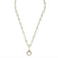 Crystal Motif Clover Pendant Necklace - Reed House of Jewels