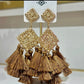 Brown Tassel Earrings - Reed House of Jewels