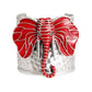 Red Elephant Head Cuff - Reed House of Jewels