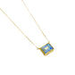 Blue Square Pendant Necklace - Reed House of Jewels