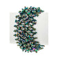 Iridescent Turquoise/Teal Crystal Beaded Fashion Bracelet - Reed House of Jewels