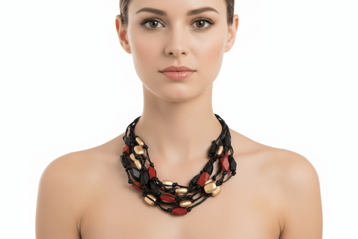 Western Boho Beaded Necklace | Handmade Statement Jewelry - Reed House of Jewels