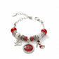 DST Snake Chain Triple Charm Bead Bracelet - Reed House of Jewels