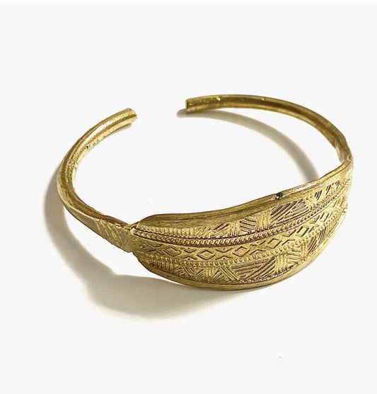 Brass Aurora Cuff - Reed House of Jewels