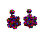 Multicolor Sequins Drop Earrings - Reed House of Jewels