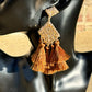 Brown Tassel Earrings - Reed House of Jewels