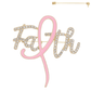 Faith Breast Cancer Awareness Brooch Pin - Reed House of Jewels