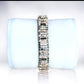Silver Tone and Stone Stretchy Bracelet - Reed House of Jewels