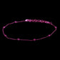 Hot Pink Beaded Anklet - Reed House of Jewels