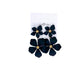 Black/Gold Tone Dangle Flower Blossom Earrings - Reed House of Jewels