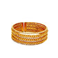 Gold Tone and Crystal 8" Expandable Bracelet - Reed House of Jewels