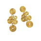 Gold Disc Statement Earrings - Reed House of Jewels