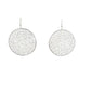 Silver Tone Filigree Disk Earrings - Reed House of Jewels