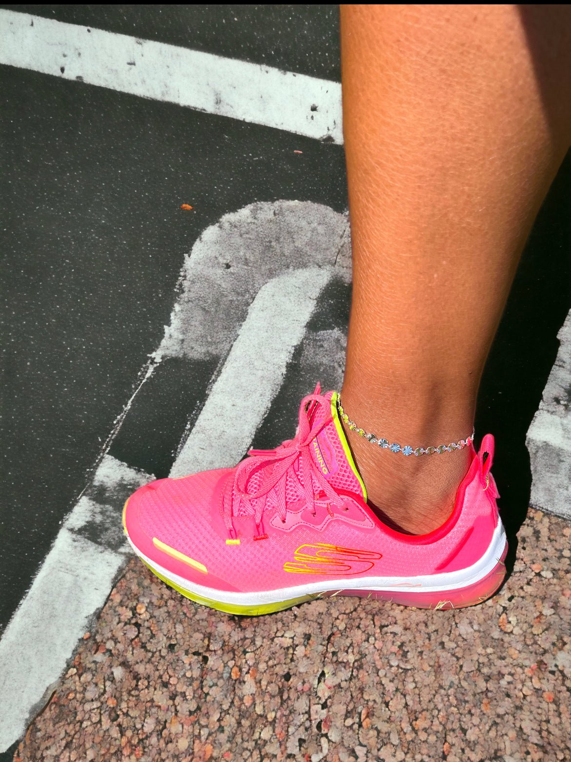 Silver - Plated Disc Anklet - Reed House of Jewels