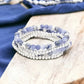 4 - pc. Violet Stretch Bracelet Stack - Reed House of Jewels