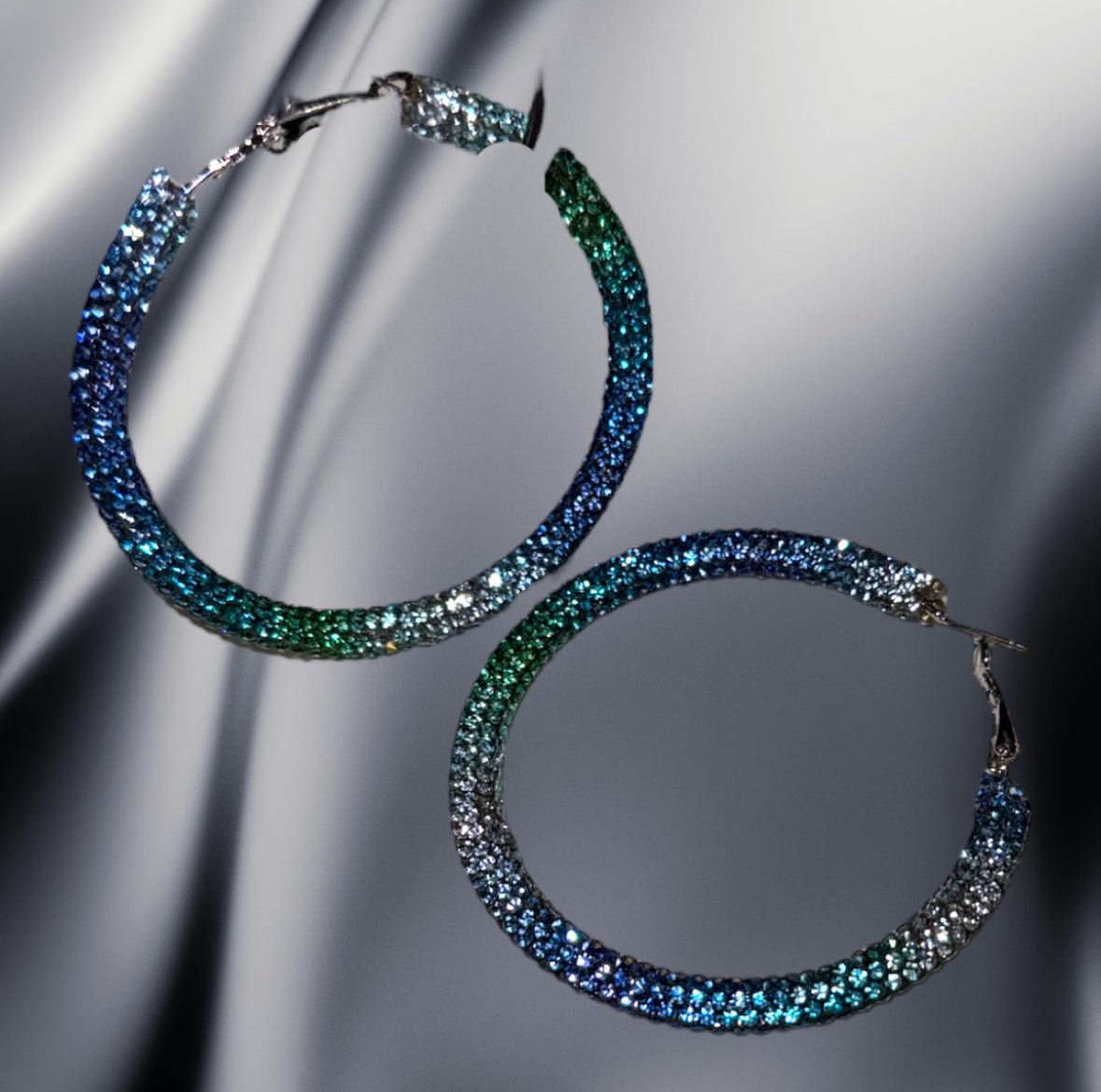 Multicolor Sequin Hoop Earrings - Reed House of Jewels