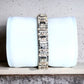 Silver Tone and Stone Stretchy Bracelet - Reed House of Jewels