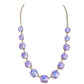 Purple Round Crystal Necklace - Reed House of Jewels