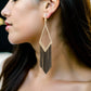 Black and Gold Tassel Earrings - Reed House of Jewels