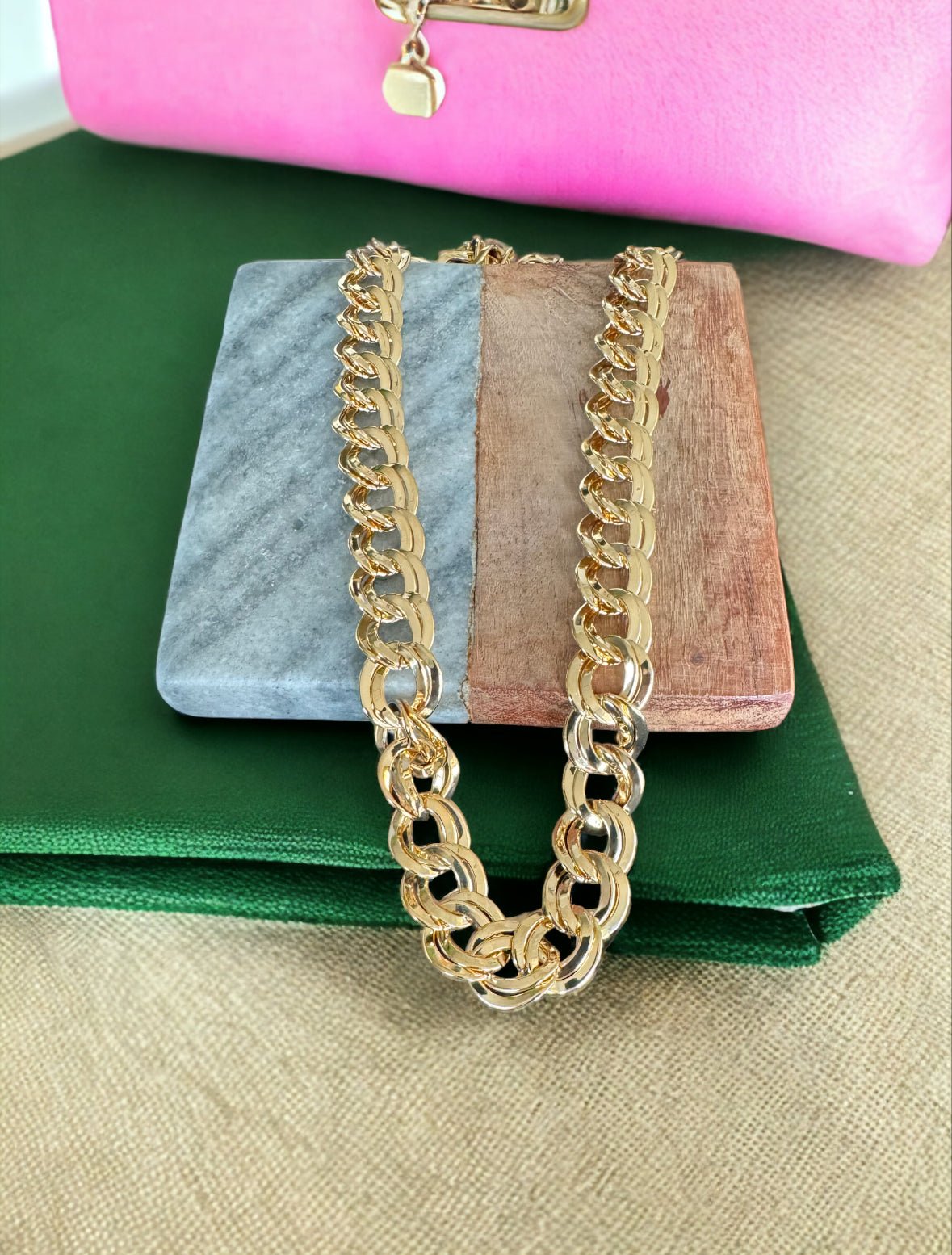 Harper Gold Chunky Chain Necklace - Reed House of Jewels