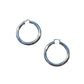 Silver Large Fat Tube Hoop Earrings - Reed House of Jewels
