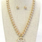 Heart Pendant Ball Necklace - Reed House of Jewels