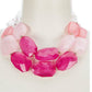 Pink Two Row Slab Statement Necklace - Reed House of Jewels
