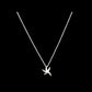 Silver Tone and Crystal Small Starfish Necklace - Reed House of Jewels