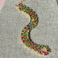 Multi - Colored Stone Gold Tone Collar Necklace - Reed House of Jewels