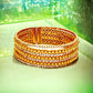 Gold Tone and Crystal 8" Expandable Bracelet - Reed House of Jewels