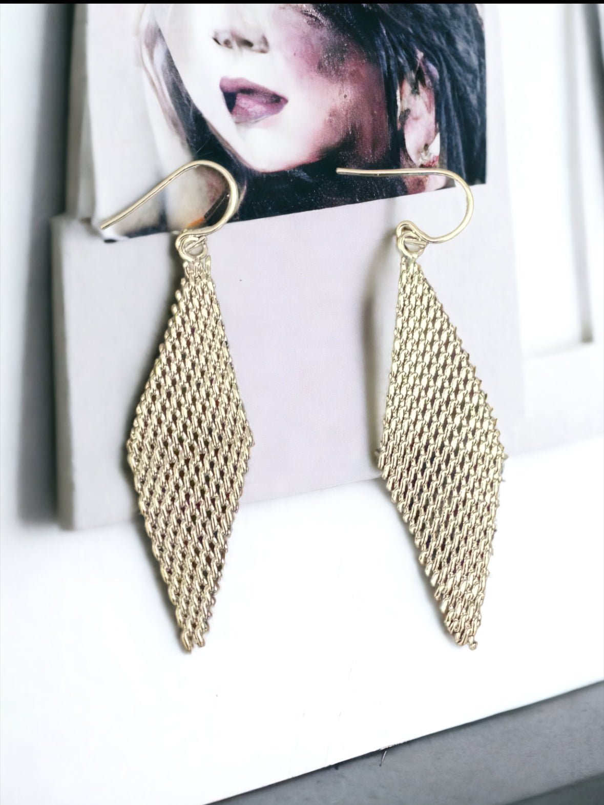 Diamond Shaped Drop Earrings - Reed House of Jewels