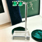 Large Emerald Crystal Square Stud Earrings - Reed House of Jewels