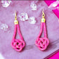 Ari Drop Earrings - Pink - Reed House of Jewels