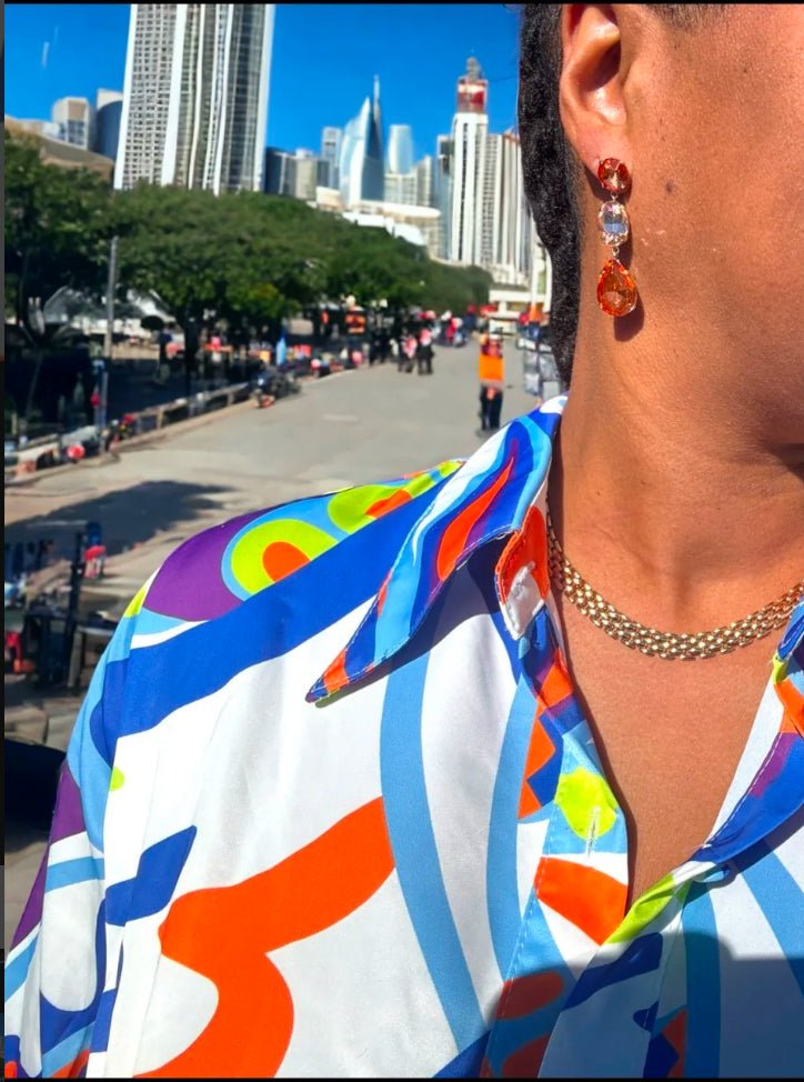 Paisley Gold Bismark Mesh Chain Necklace - Reed House of Jewels