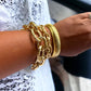 Gold Tone Chain Oval Link Bracelet - Reed House of Jewels