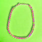 Multi - Colored Stone Gold Tone Collar Necklace - Reed House of Jewels