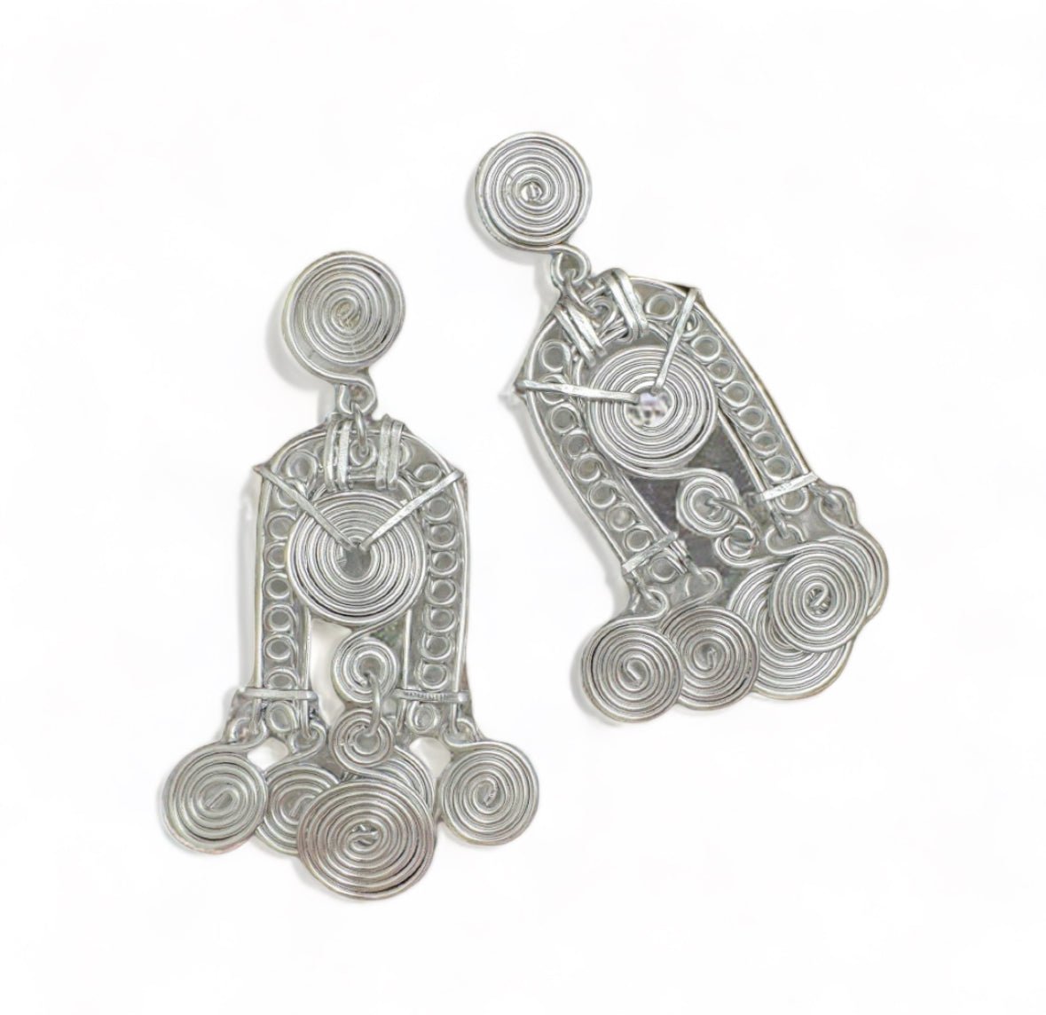 Silver Egyptian Goddess Earring - Reed House of Jewels